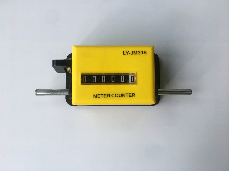 JM316 digital Meter Counter wire fabric length wheel textile counter machines mechanical counter meter