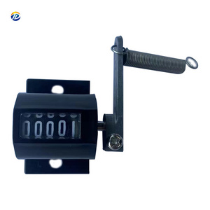 Good quality 5 digit mechanical rotation counter hand tally  pull counter totalizer counter