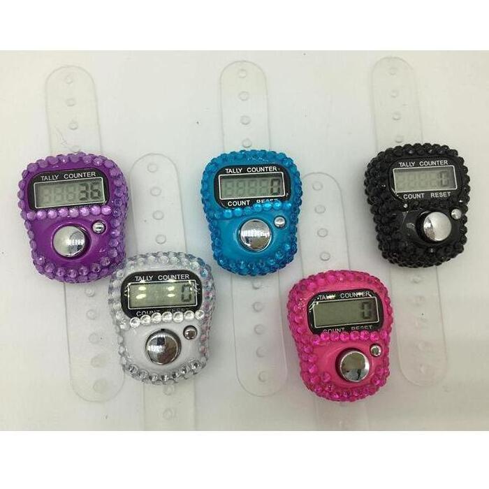 Hot selling muslim finger ring tally counter Manual Tally lcd Digital Electronic Finger tally Counter