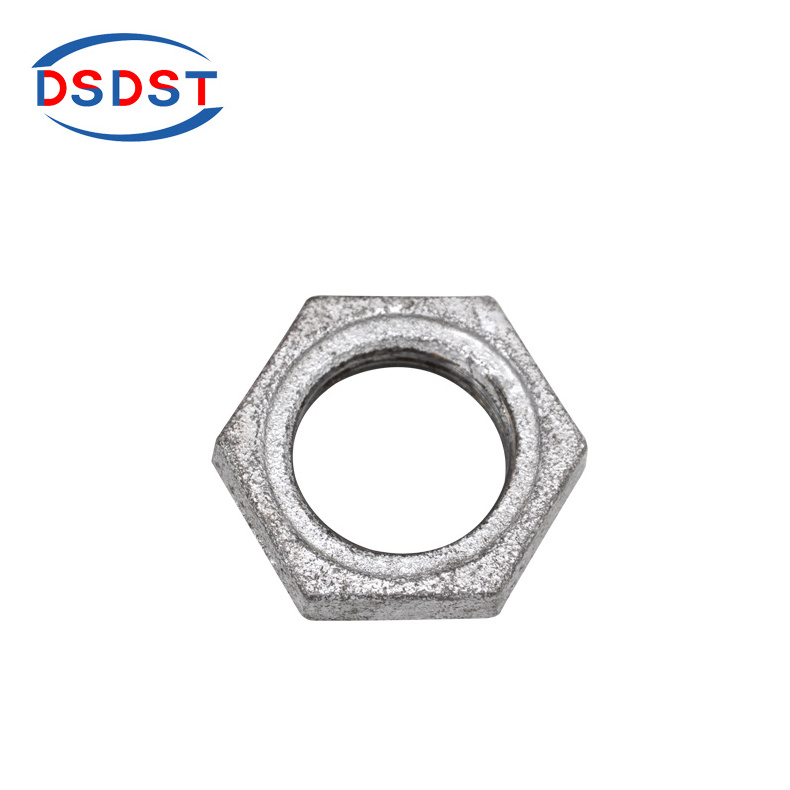 Stainless steel hard tube hexagonal anti-loosening galvanized pipe fittings 310 nuts made in china