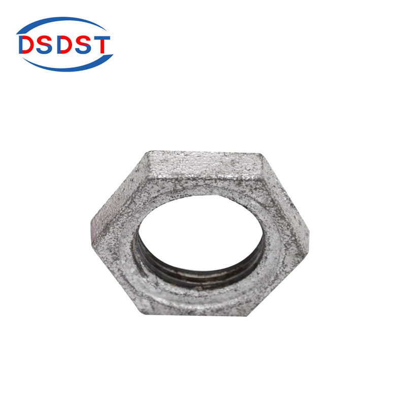 Stainless steel hard tube hexagonal anti-loosening galvanized pipe fittings 310 nuts made in china