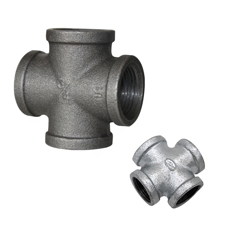 Black malleable iron pipe fittings Elbow 90 cast iron (pipe parts) DN15 GOST standard for Russia