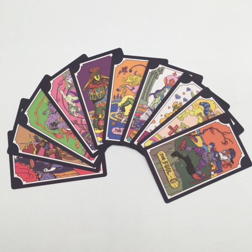 Free samples Custom Printed High Quality Oracle Cards & Guide Book Tarot Card Game