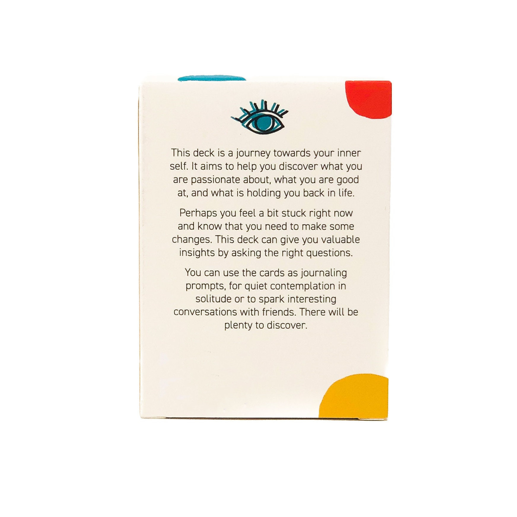 Custom Printing cards Self-Discovery Card Deck Self-Care Journaling Prompts Conversation Starter Perfect Gift Affirmation Cards