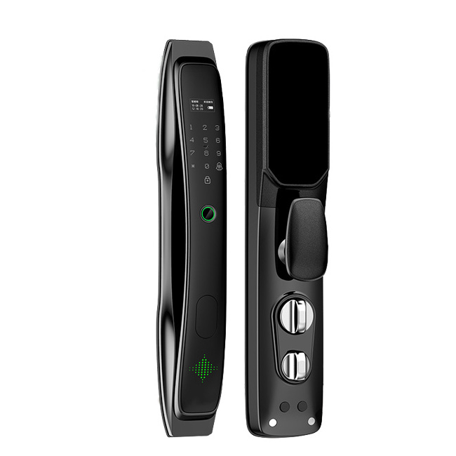 Waterproof Youzhi cloud home application intelligent door lock biometric lock fingerprint door handle digital keyless lock