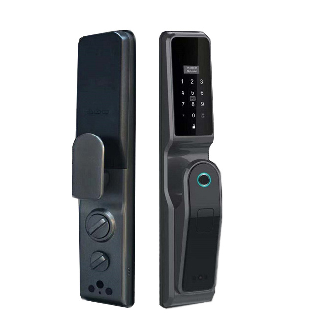 Cat's-eye version full-automatic intelligent smart door lock with camera fingerprint door lock knob lock