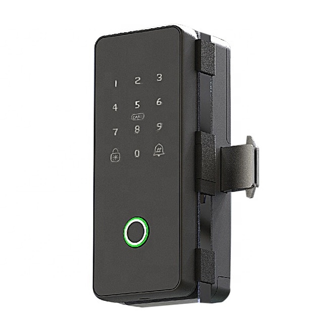 Hot selling customized electronic door hotel lock intelligent smart key locker remote control glass door lock