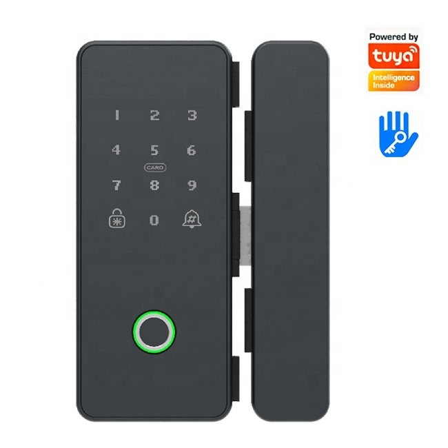 Hot selling customized electronic door hotel lock intelligent smart key locker remote control glass door lock