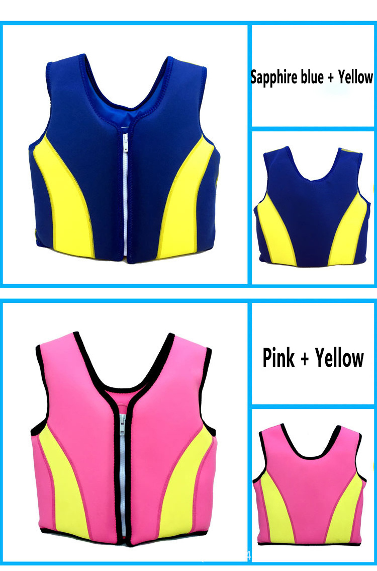 Life Jacket For Children Float Customized life jackets Neoprene toddler swim life vest