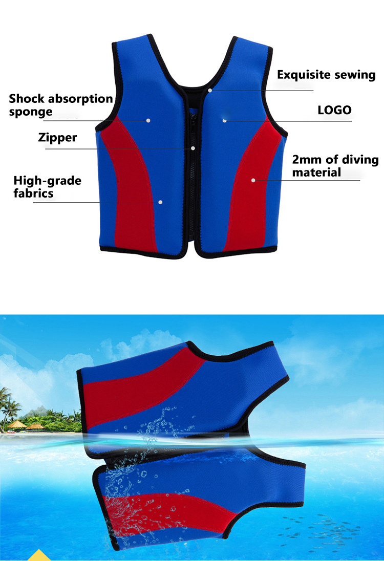 Life Jacket For Children Float Customized life jackets Neoprene toddler swim life vest