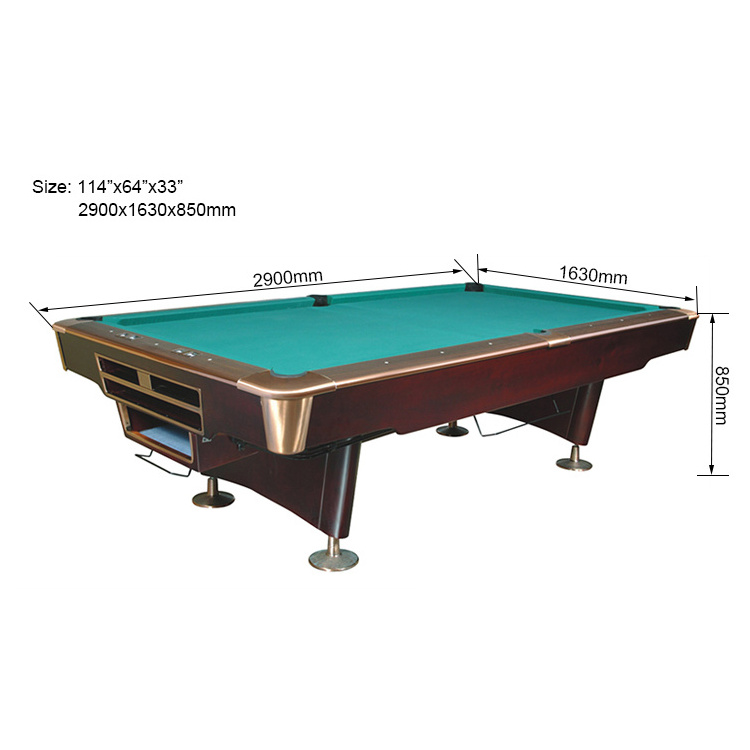 SZX Professional russian billiard pool table 9ft with marble slates for sale