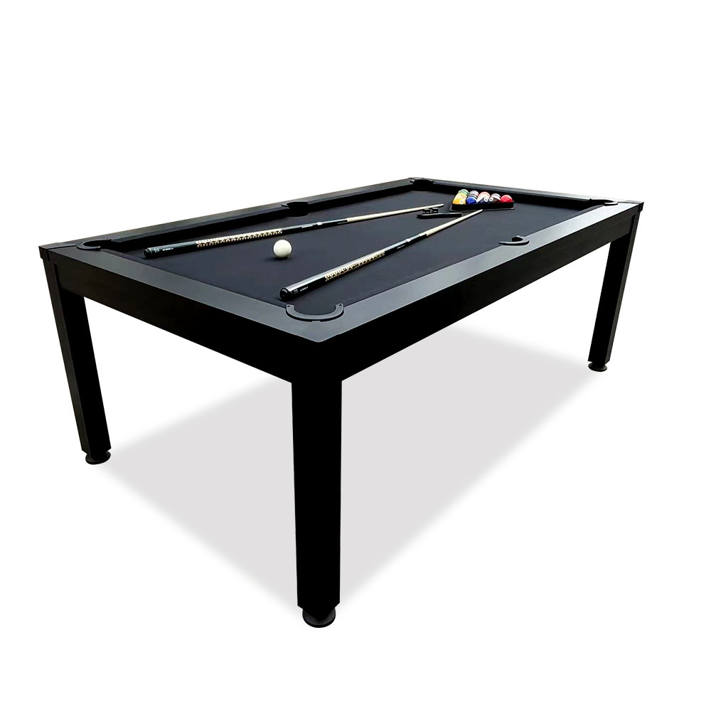 7ft 8ft Outdoor Billiard Pool Table International Standard American Style Aluminum Pool Table With Iron Legs Waterproof