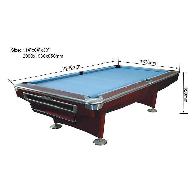 SZX Professional russian billiard pool table 9ft with marble slates for sale