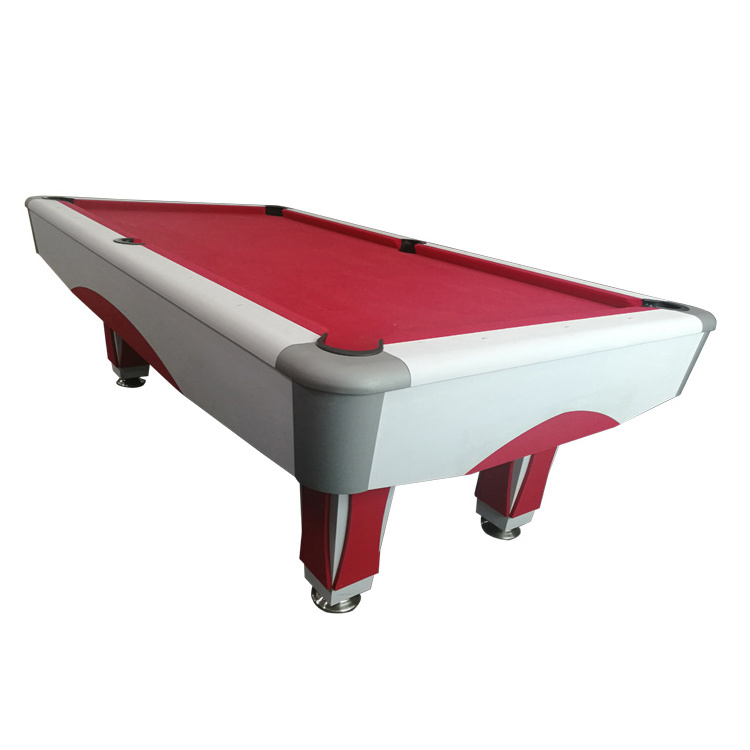 Factory Direct Sell Modern Design 7ft 8ft Russian MDF Pool Billiard table