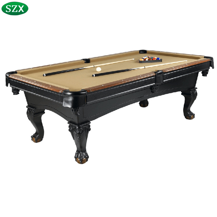 SZX Classic Solid wood American billiard pool table 9ft with marble slates for sale