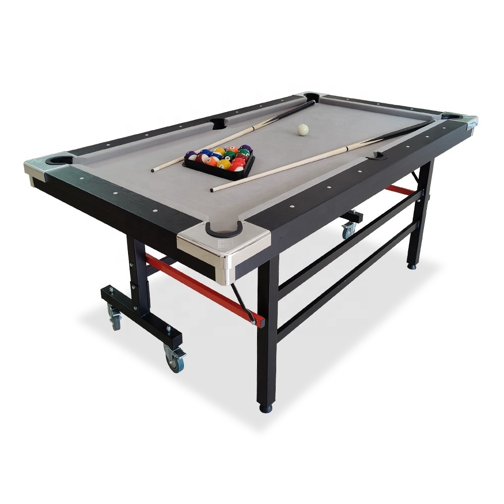 Factory Direct Sale New Arrival Pool Table with Folding Legs