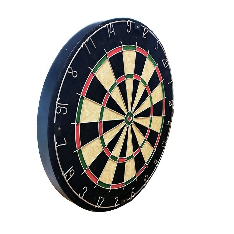 Wholesale 18 inch customer logo bristle steel tip sisal dartboard