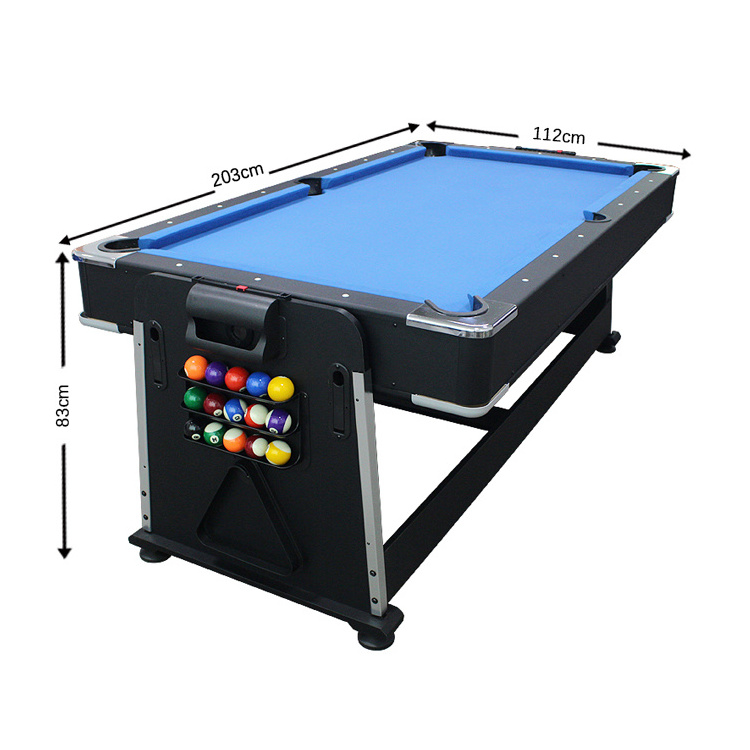 SZX 7ft Modern 4 in 1 multi functional pool table with air hockey table tennis and dinning table for adult