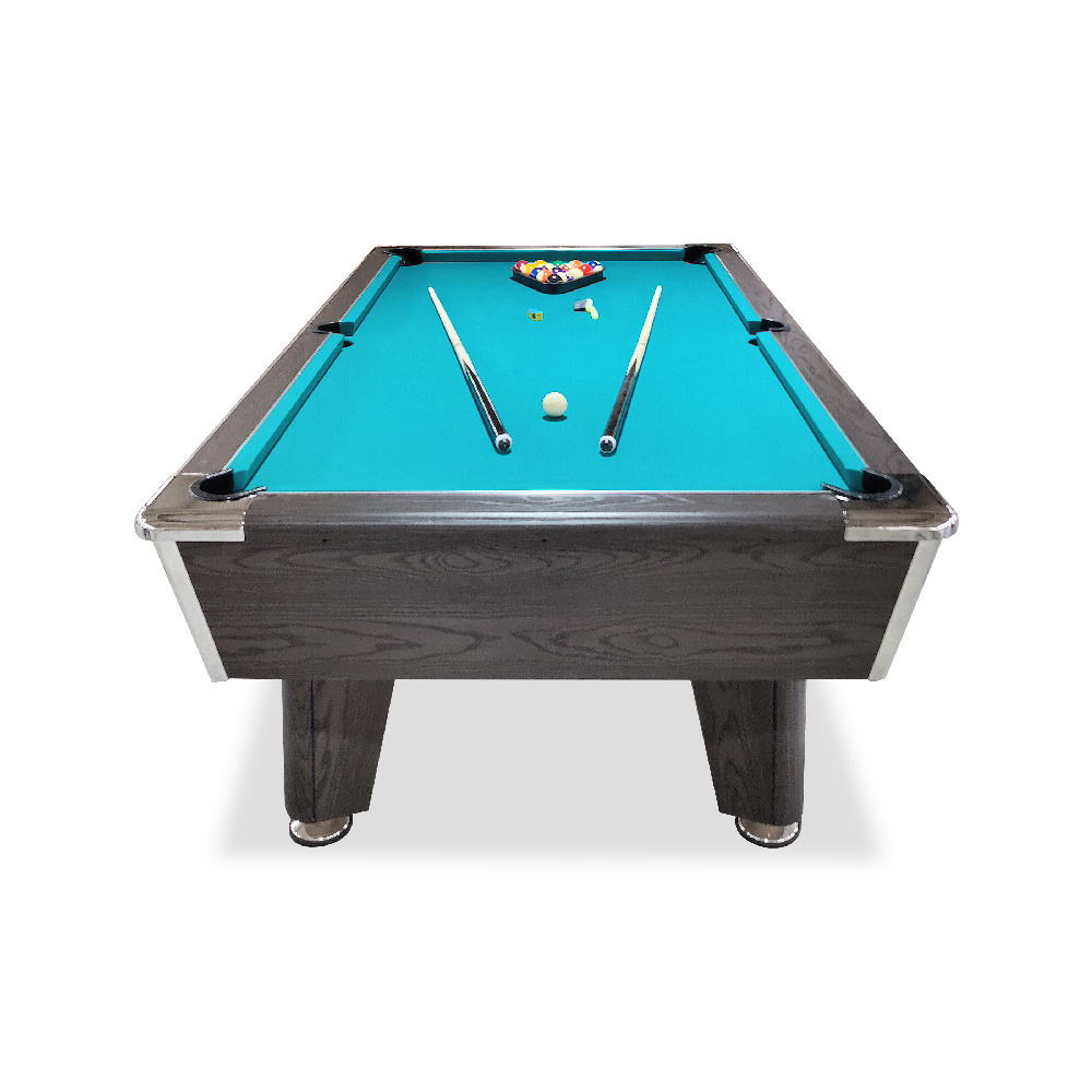 British Modern Classic 8ft Pocket Slate Coin Operation Billiard Pool Table