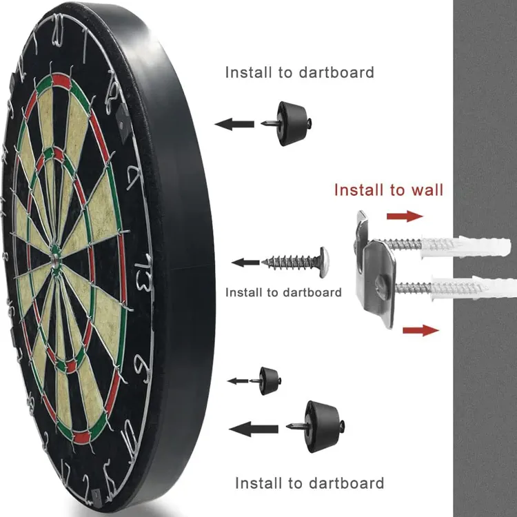 Solid Wood Dartboard Cabinet Set Dart With A Grade Sisal Dartboard