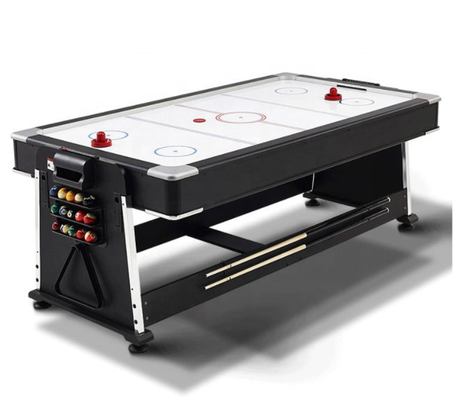 SZX 7ft Modern 4 in 1 multi functional pool table with air hockey table tennis and dinning table for adult