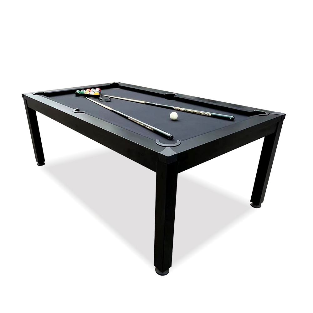 7ft 8ft Outdoor Billiard Pool Table International Standard American Style Aluminum Pool Table With Iron Legs Waterproof