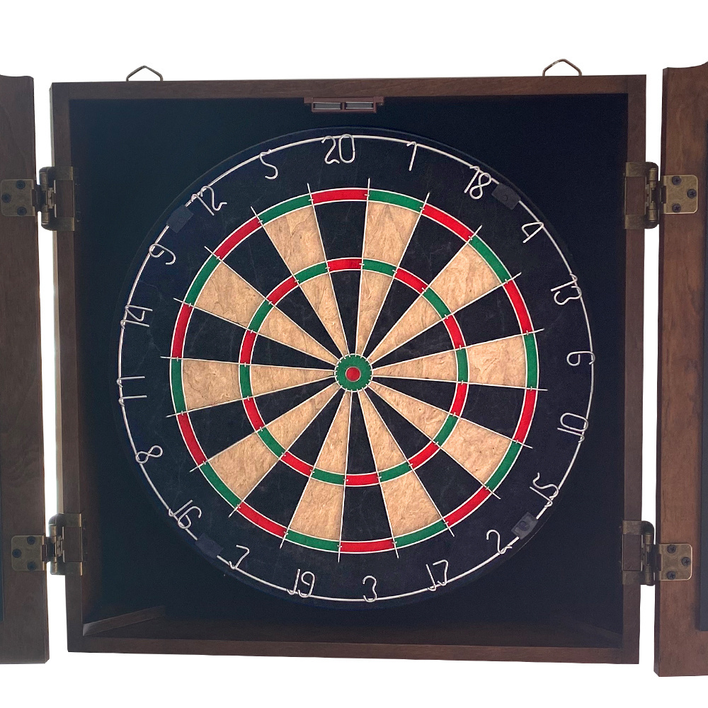 Solid Wood Dartboard Cabinet Set Dart With A Grade Sisal Dartboard