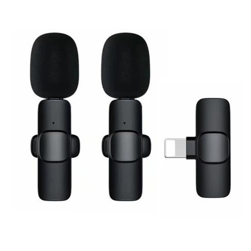 Wireless collar microphone mobile phone live microphone bluetooth recording radio noise reduction mini microphone