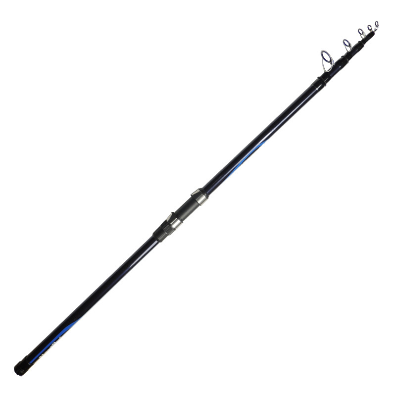 fishing rod manufacturer 4.2m 5 sections carbon surfcasting fishing rod telescopic tele surf rod