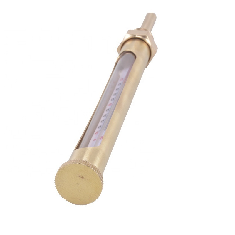 Straight type marine v-shape glass thermometer 8