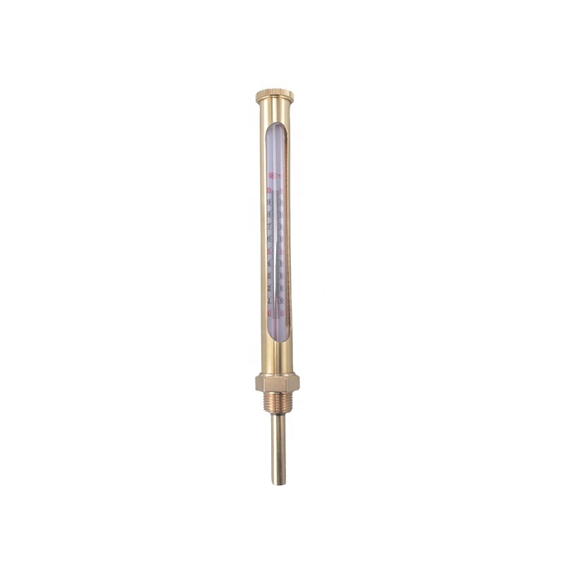 Straight type marine v-shape glass thermometer 8