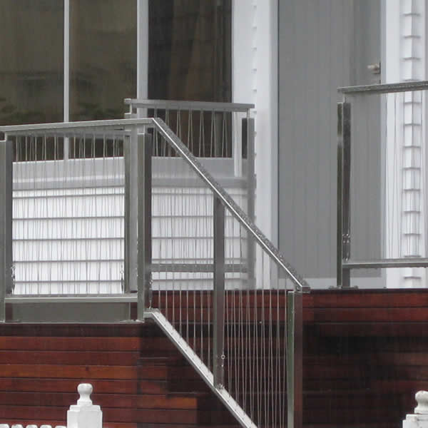 Hot Sell Vertical Wire Cable Railing System Stainless Steel Decking Rope Wire Railing