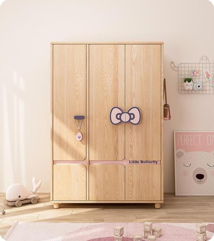 Solid wood cheap waterproof portable baby foldable wardrobe design