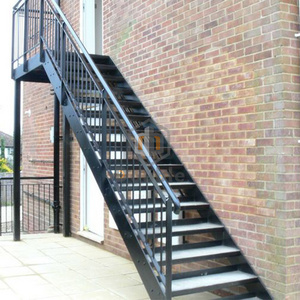 Galvanized Outdoor Steel Structure Staircase Spiral Stairs A3 Steel / Stainless Steel DB-S4009 Easy Assemble CN;GUA