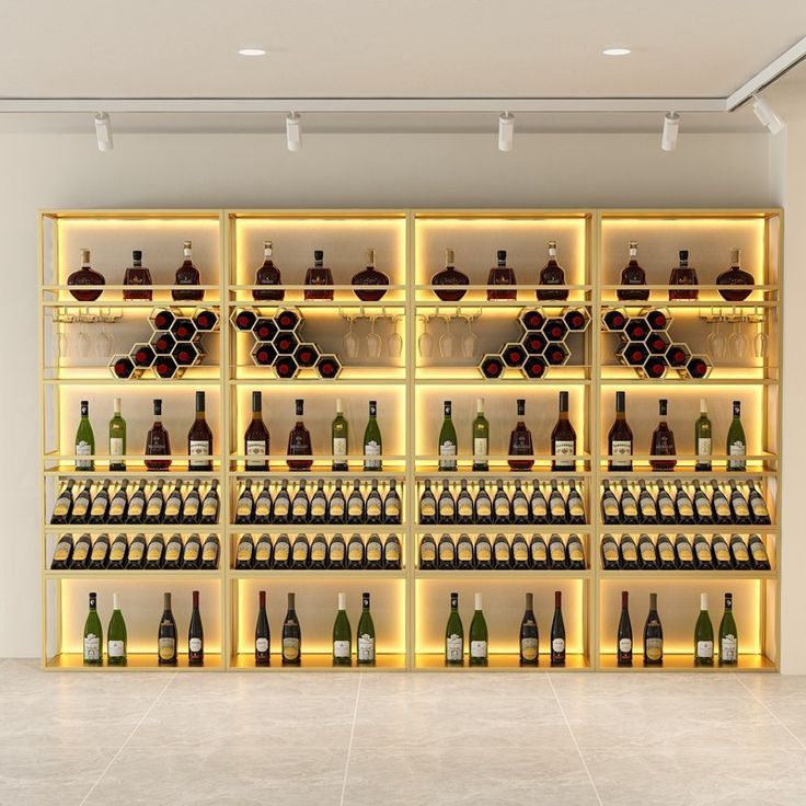 Modern Luxury Shiny Steel Display Wine Cellar Cabinet Cheap Price Living Room Cabinets Bar Cabinet