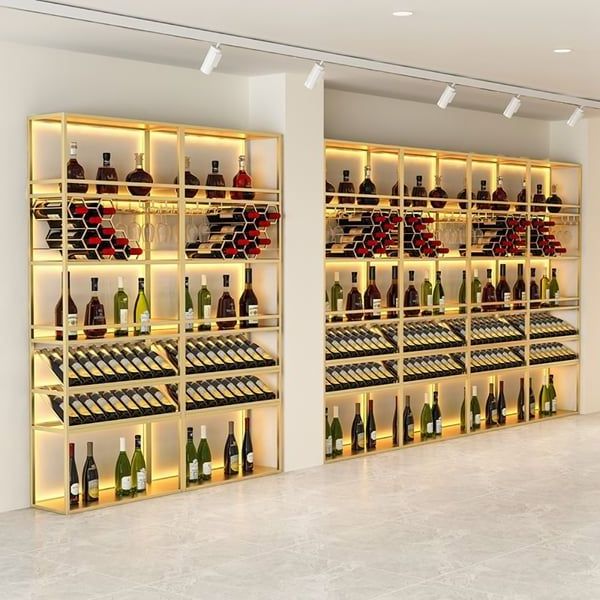 Modern Luxury Shiny Steel Display Wine Cellar Cabinet Cheap Price Living Room Cabinets Bar Cabinet