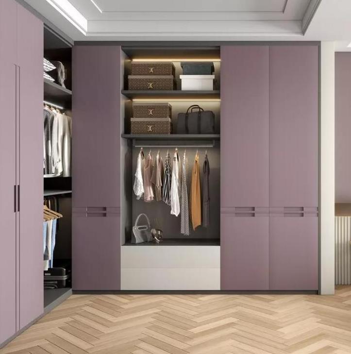 L shaped customized color wardrobe do the top wardrobe closet clothes organizer made in china walk in closet