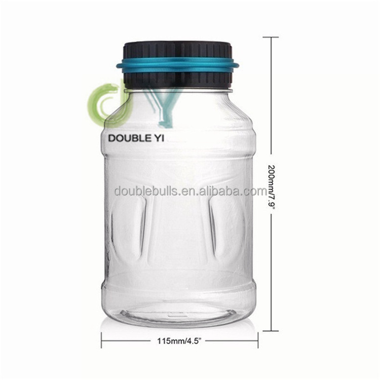 Wholesale 1.8L Large Capacity Coin Saving Bank Digital Coin Counter Clear Plastic Money Bank