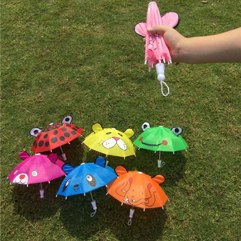 Wholesale Diameter 30CM Mini Cute Animal Ear Umbrella Children's Toy Umbrella Prop Umbrella