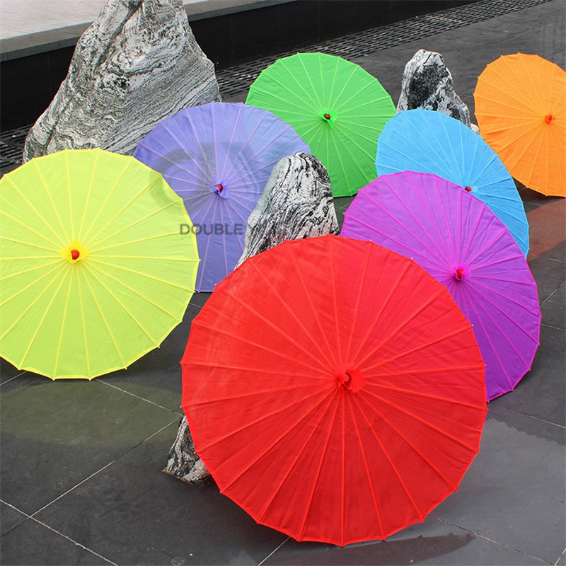 Chinese Craft Gifts Decoration Shooting Props Oil Paper Umbrella Red Wedding Umbrella Cloth Umbrella