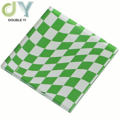 Acrylic Checkered Square Coaster Drink Mats Tabletop Heat Insulation Teacup Mat Square Mug Pad