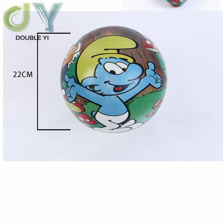 Wholesale custom  22CM pet toy ball  beach inflatable toy ball custom color printing ball