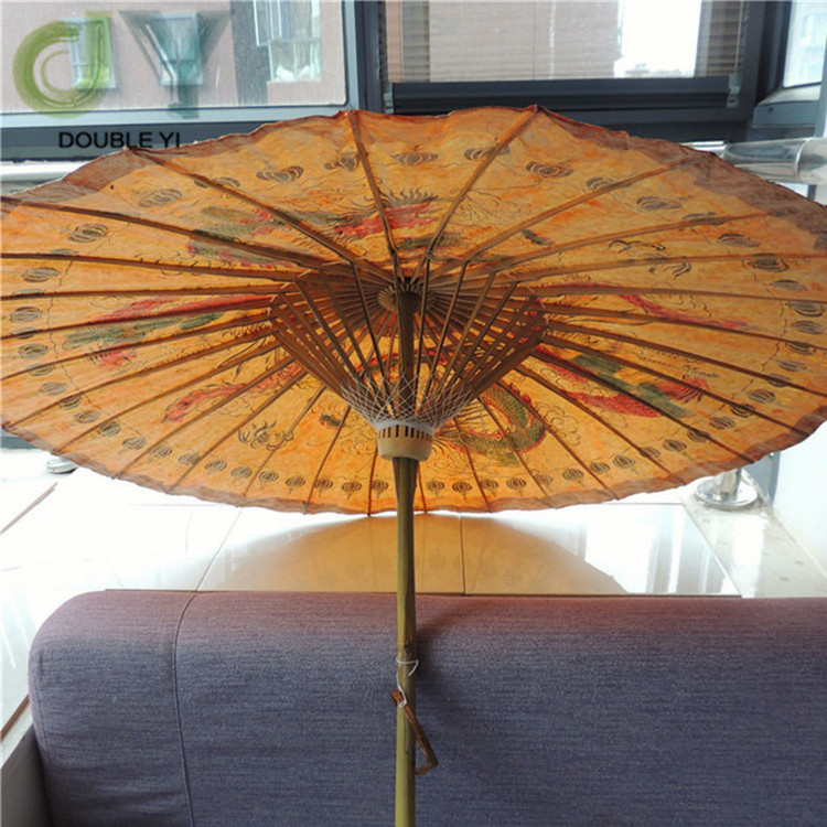 Wholesale Thailand  classical oil paper bamboo umbrella for traditional part decoration