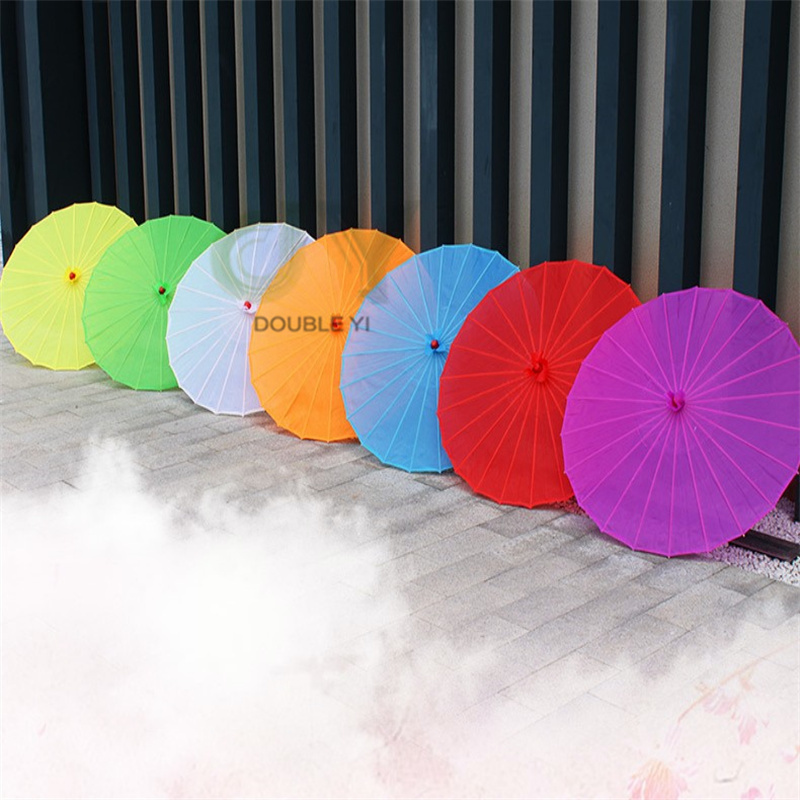 Chinese Craft Gifts Decoration Shooting Props Oil Paper Umbrella Red Wedding Umbrella Cloth Umbrella