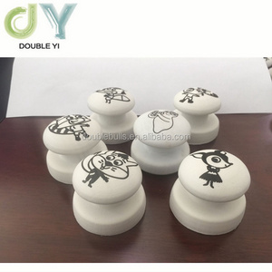 Custom logo children's mushroom shape eva stamp eva foam seal toy