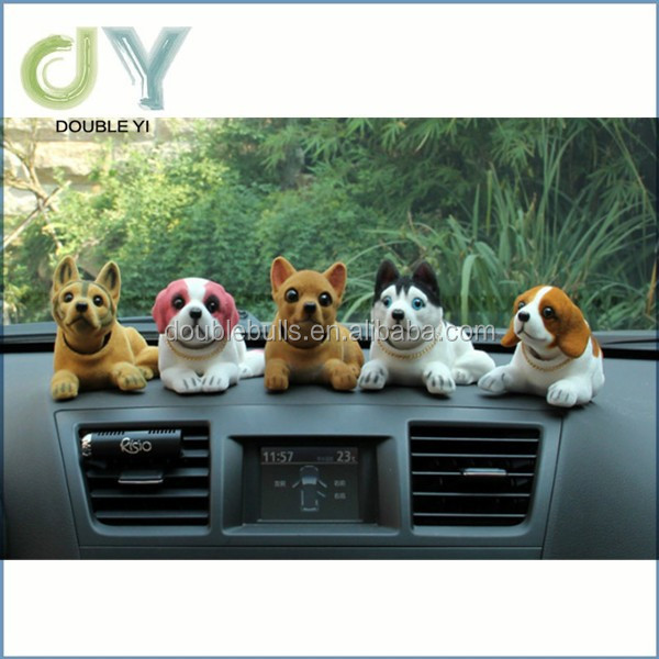 Cute Shaking Head Dogs Furnishing Articles Model Car Decoration Car Accessories nodding head dog