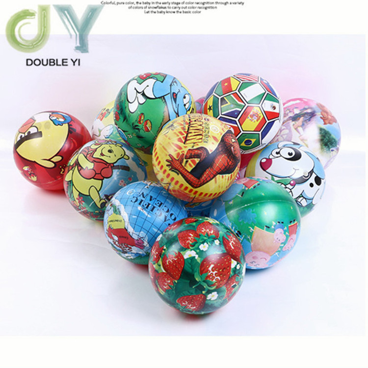 Wholesale custom  22CM pet toy ball  beach inflatable toy ball custom color printing ball