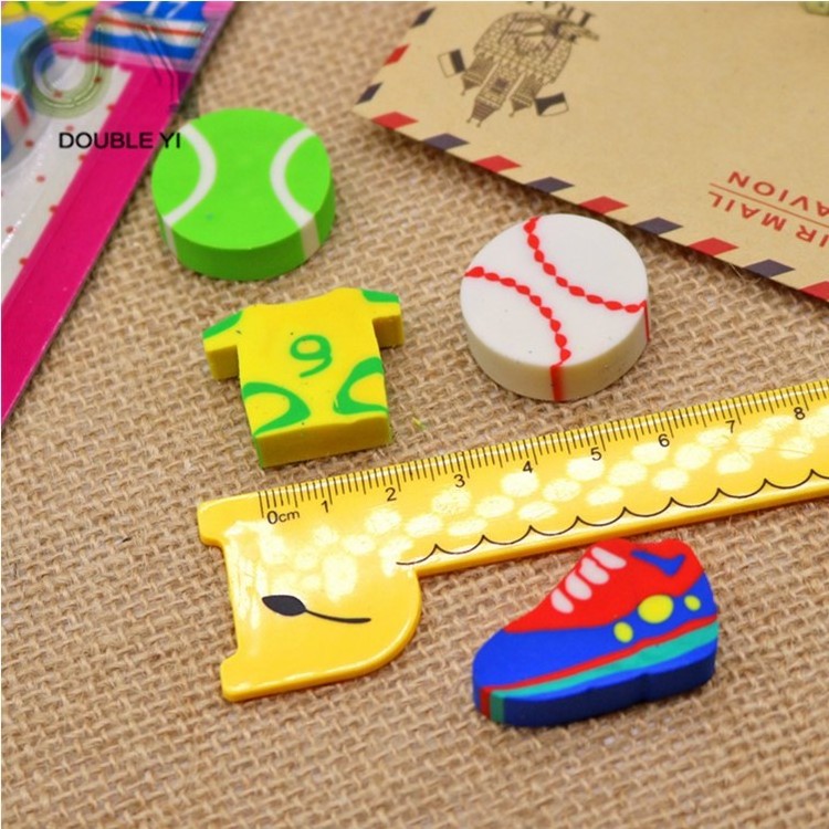 wholesale creative cartoon sports shaped eraser