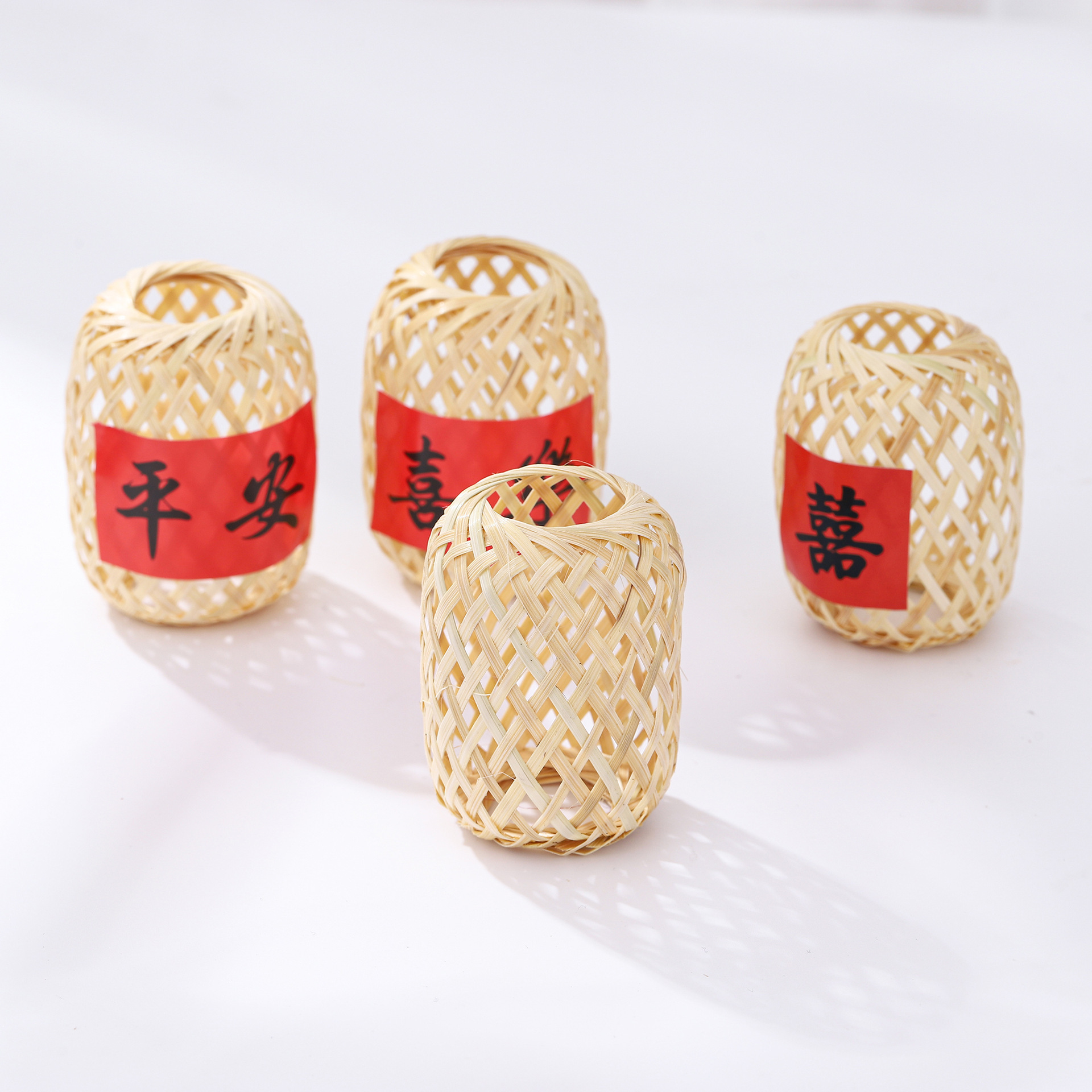 Handmade Bamboo Mini Lanterns Chinese Traditional Pendant Portable Lanterns