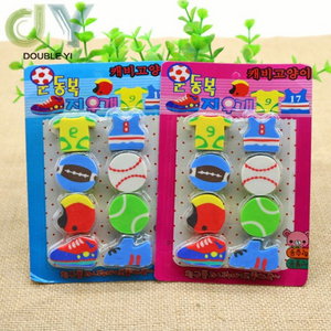 wholesale creative cartoon sports shaped eraser